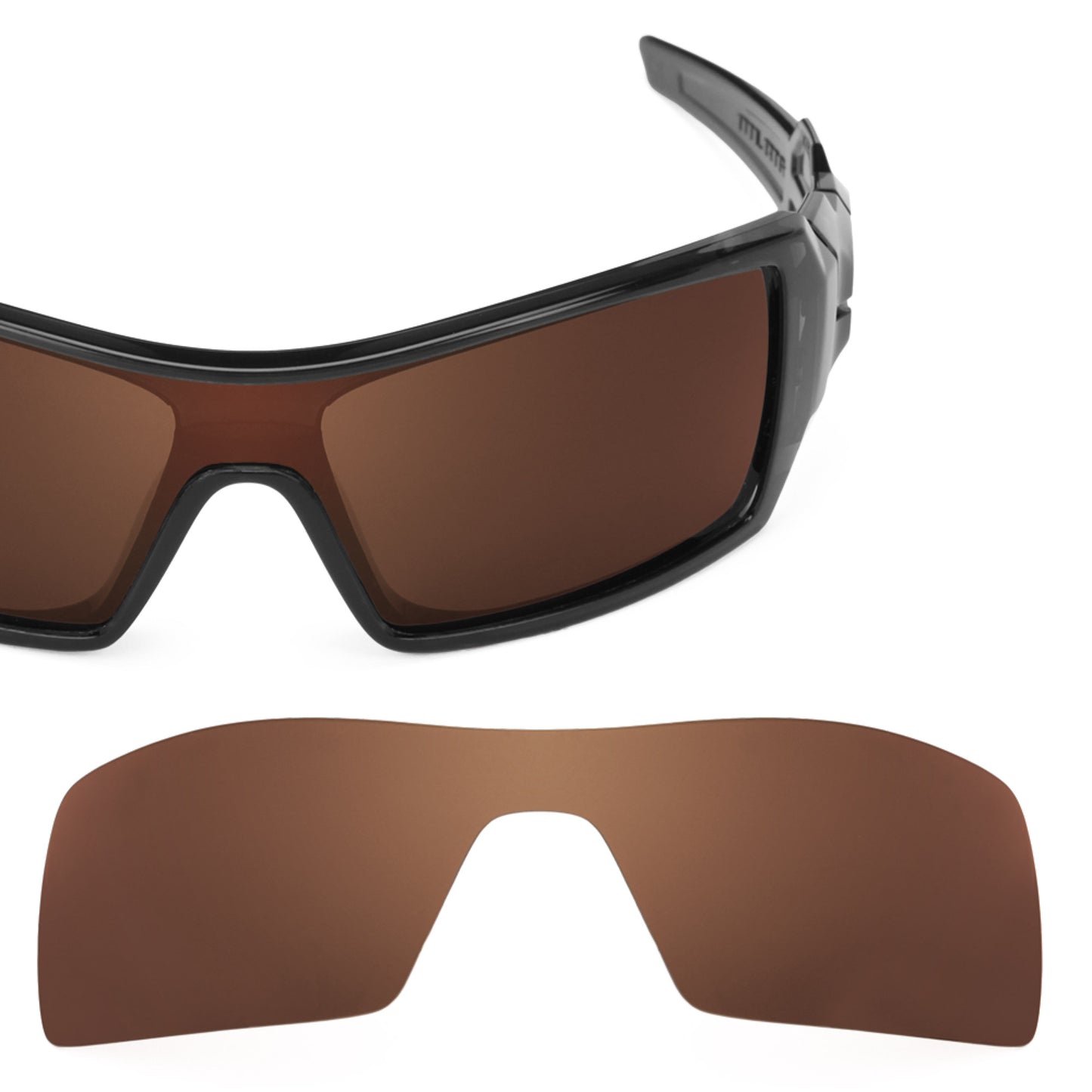 Revant replacement lenses for Oakley Oil Rig Polarized Dark Brown