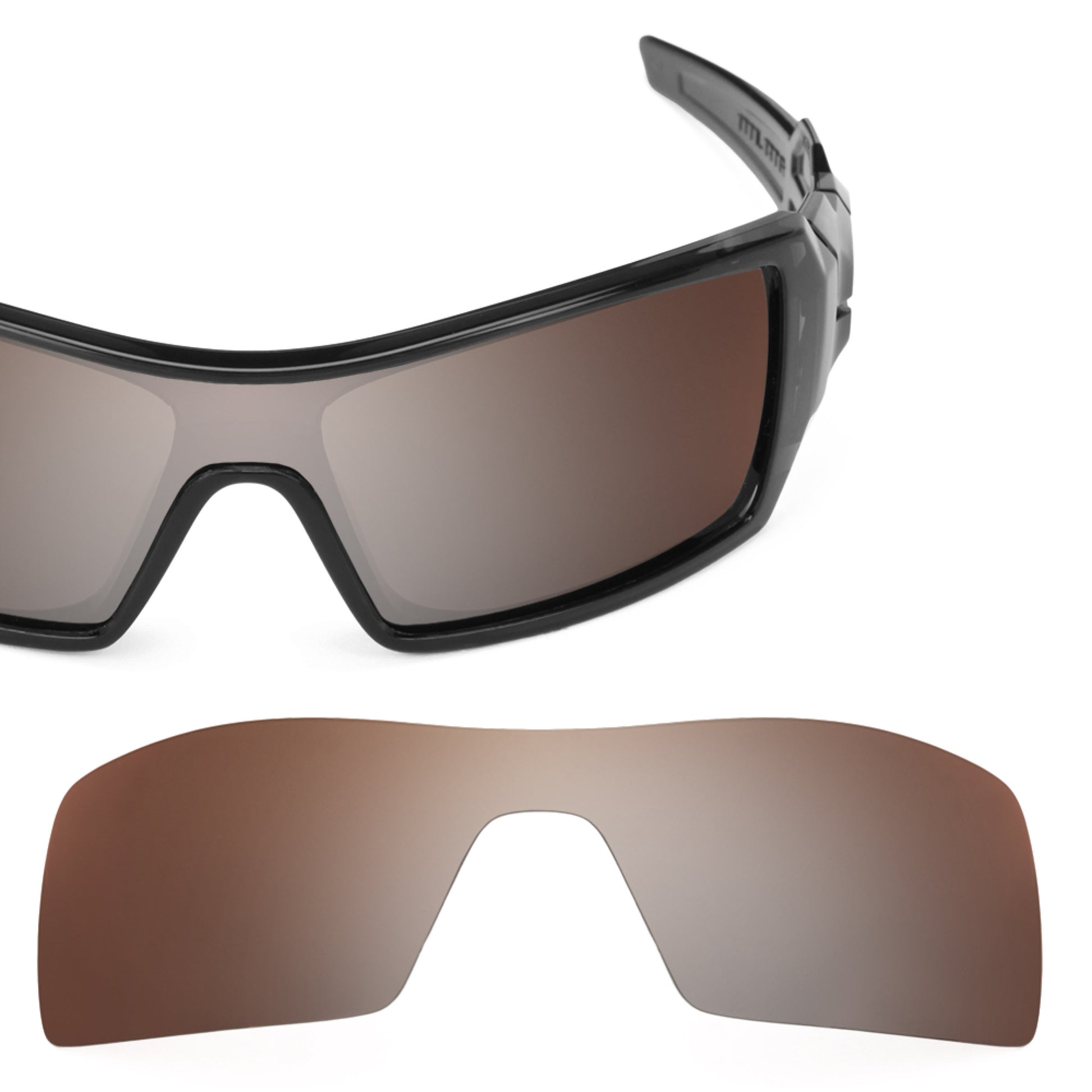 Revant replacement lenses for Oakley Oil Rig Polarized Flash Bronze