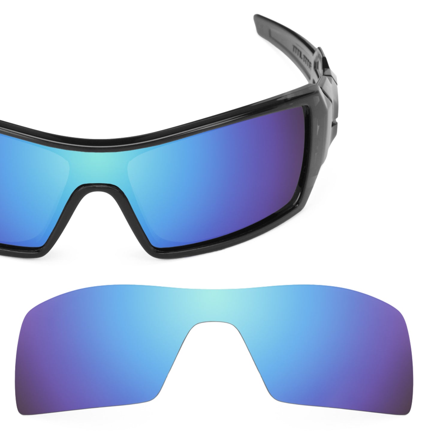 Revant replacement lenses for Oakley Oil Rig Polarized Ice Blue