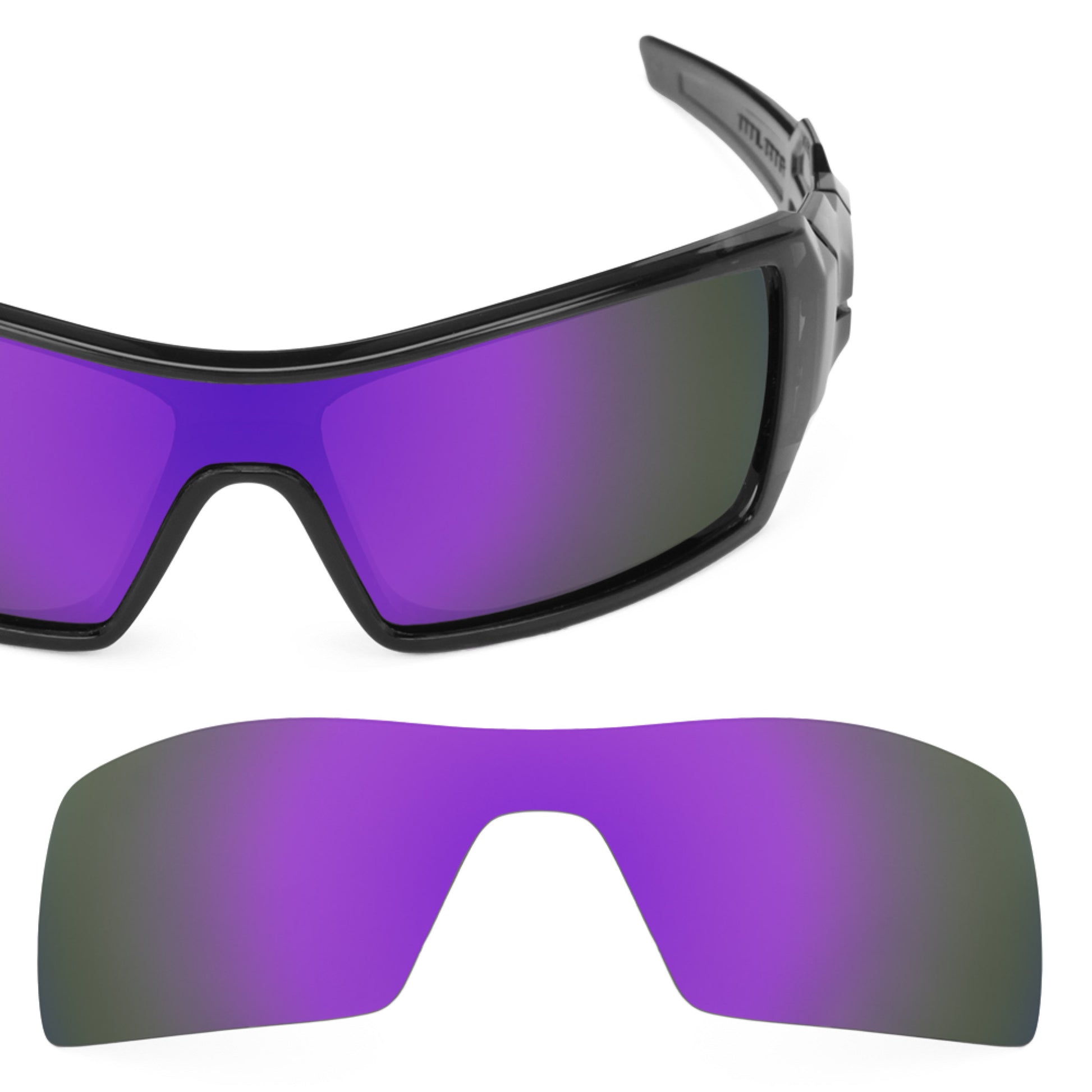 Revant replacement lenses for Oakley Oil Rig Polarized Plasma Purple