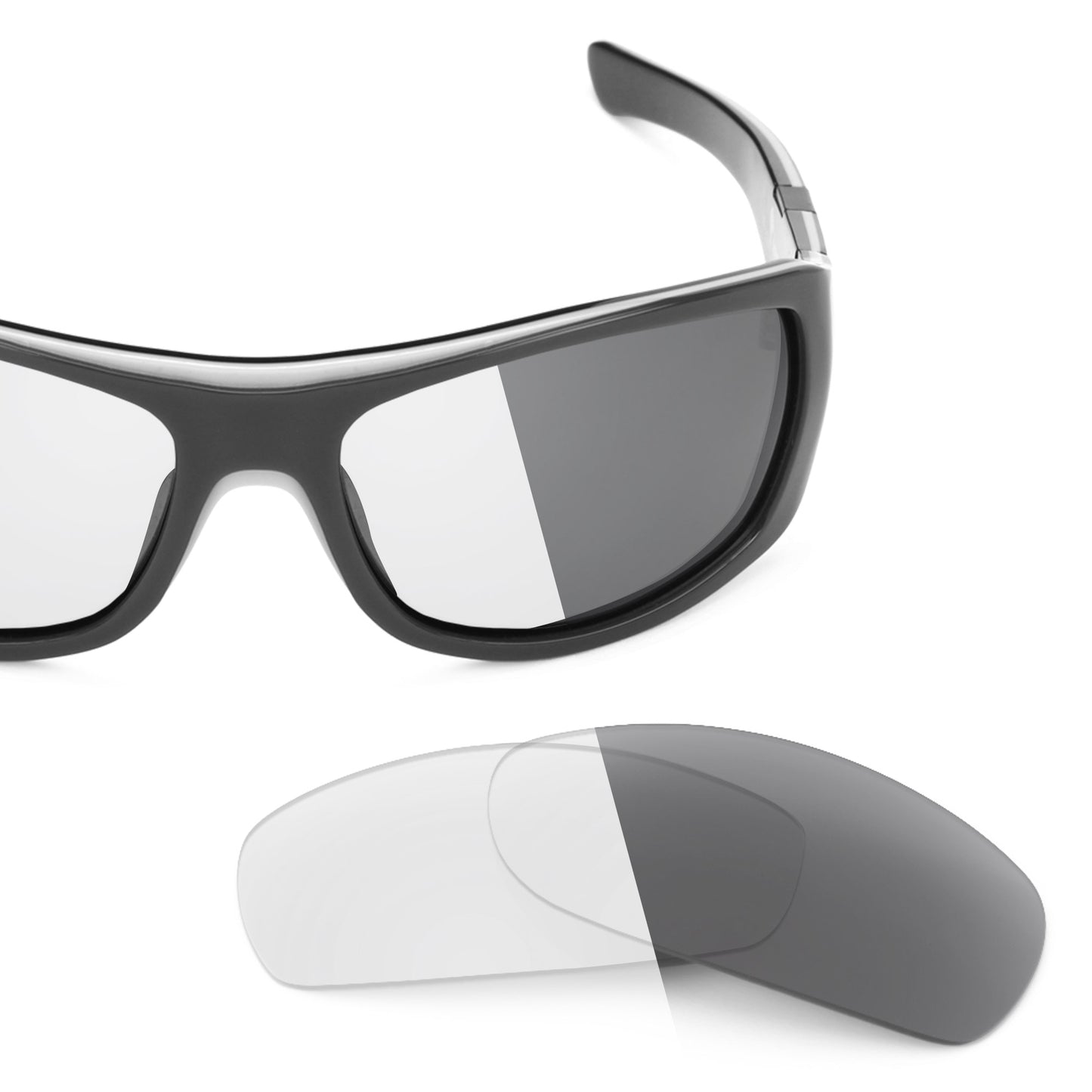 Revant replacement lenses for Oakley Sideways Non-Polarized Adapt Gray Photochromic