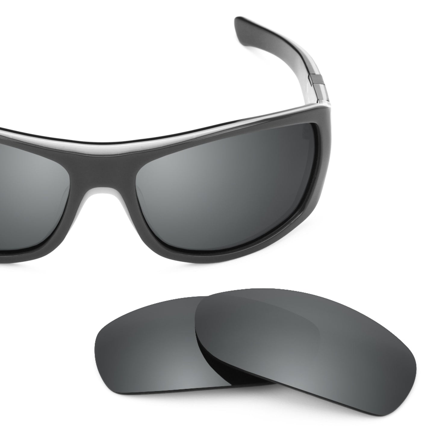 Revant replacement lenses for Oakley Sideways Elite Polarized Black Chrome