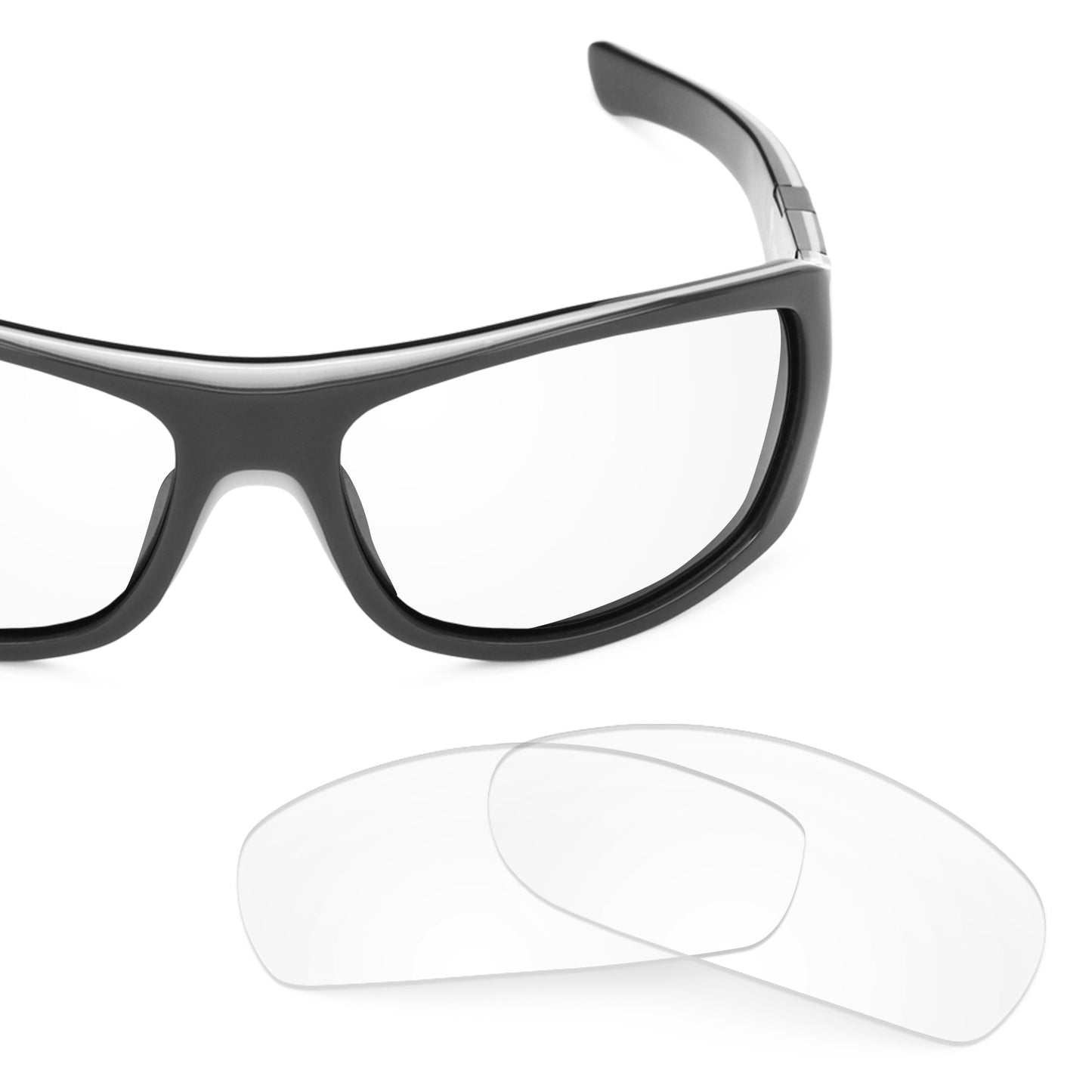 Revant replacement lenses for Oakley Sideways Non-Polarized Crystal Clear