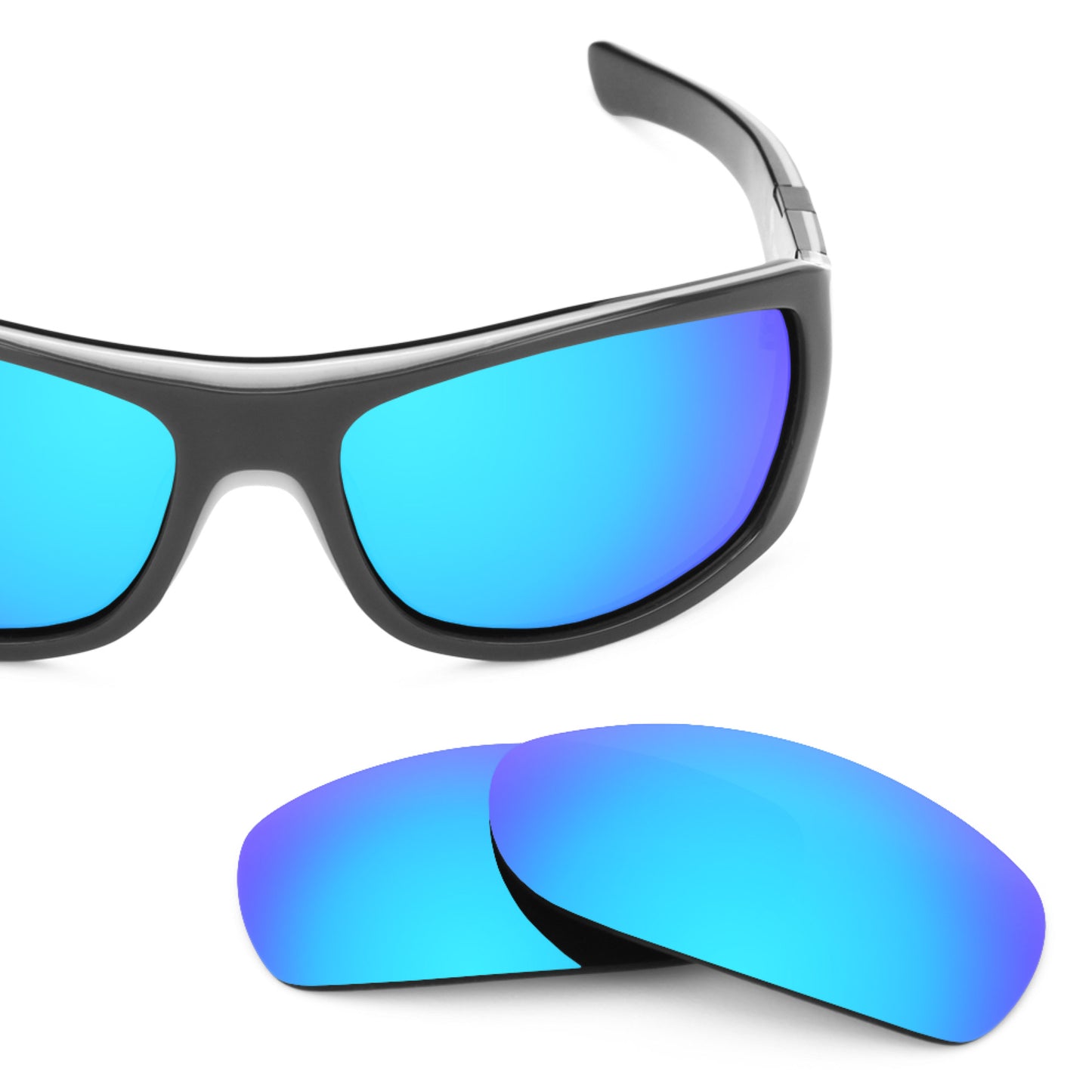 Revant replacement lenses for Oakley Sideways Non-Polarized Ice Blue