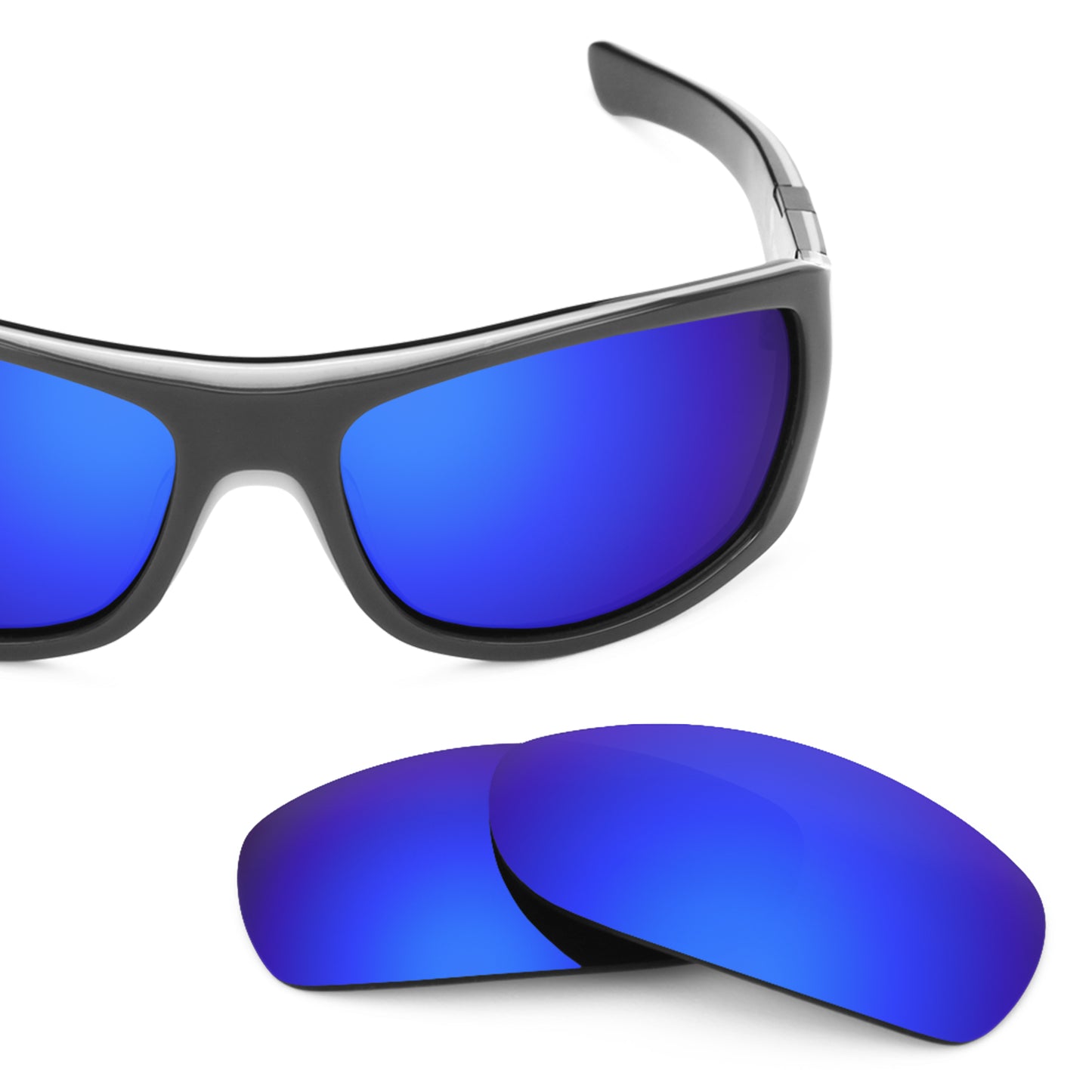 Revant replacement lenses for Oakley Sideways Polarized Tidal Blue
