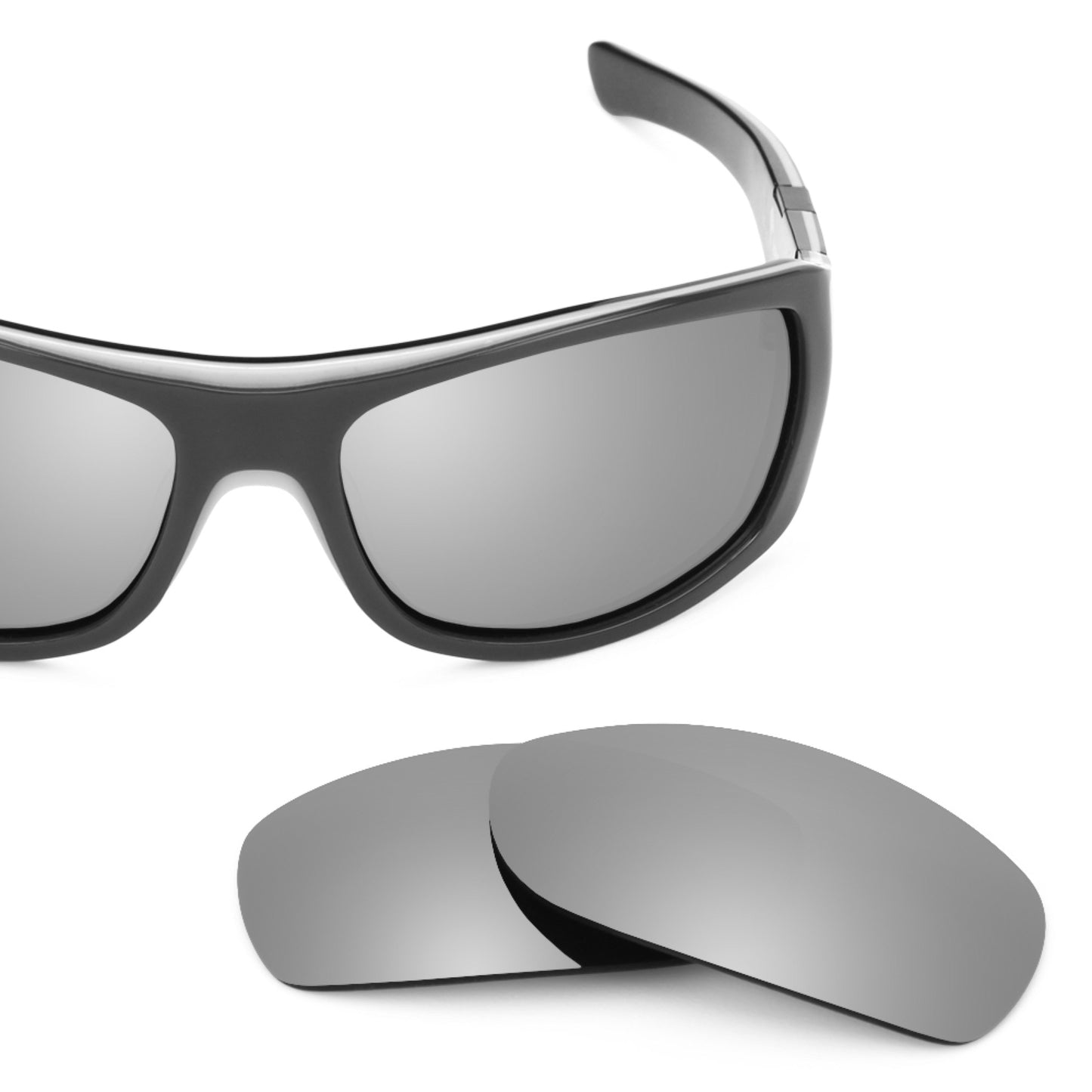 Revant replacement lenses for Oakley Sideways Non-Polarized Titanium