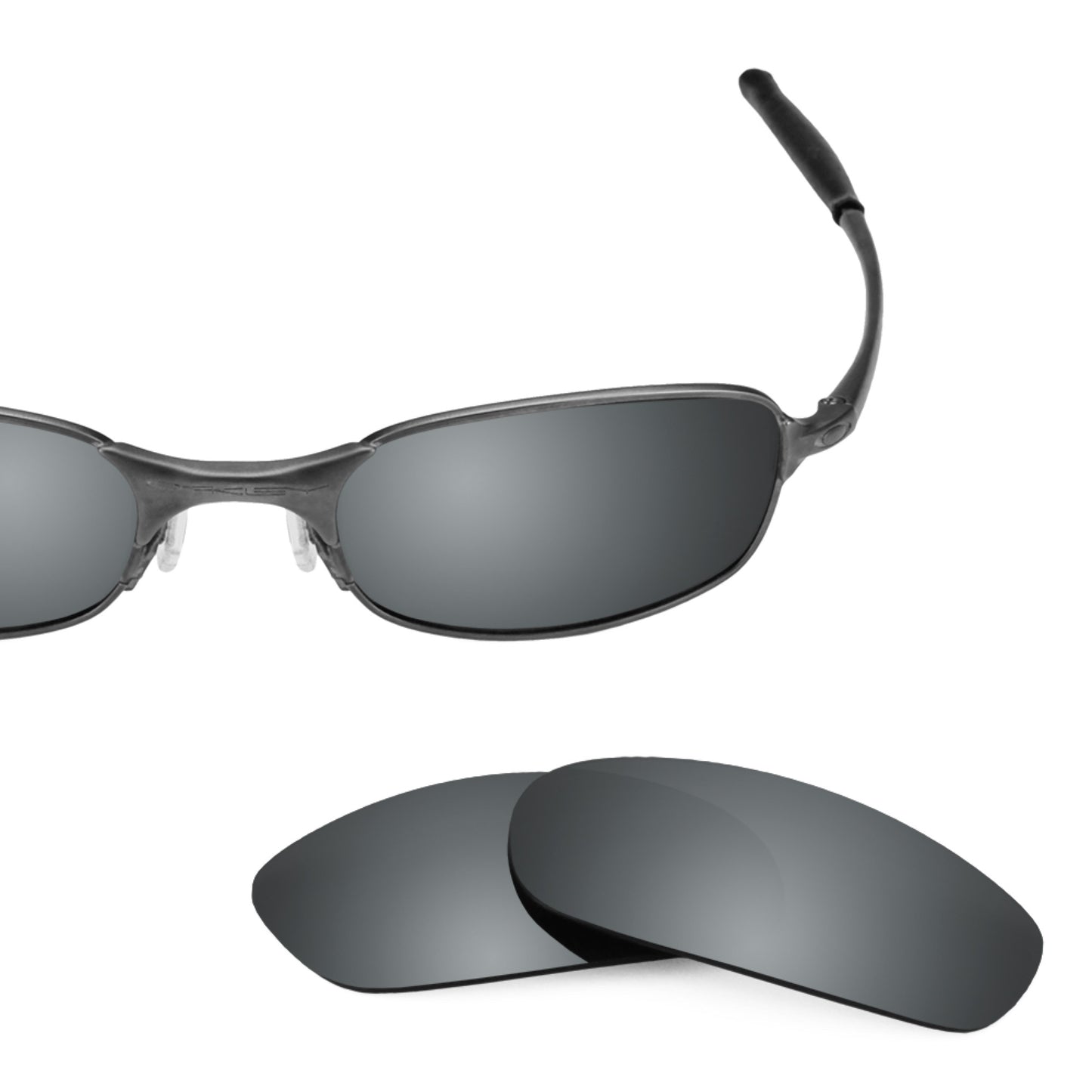Revant replacement lenses for Oakley Square Wire 2.0 Polarized Black Chrome