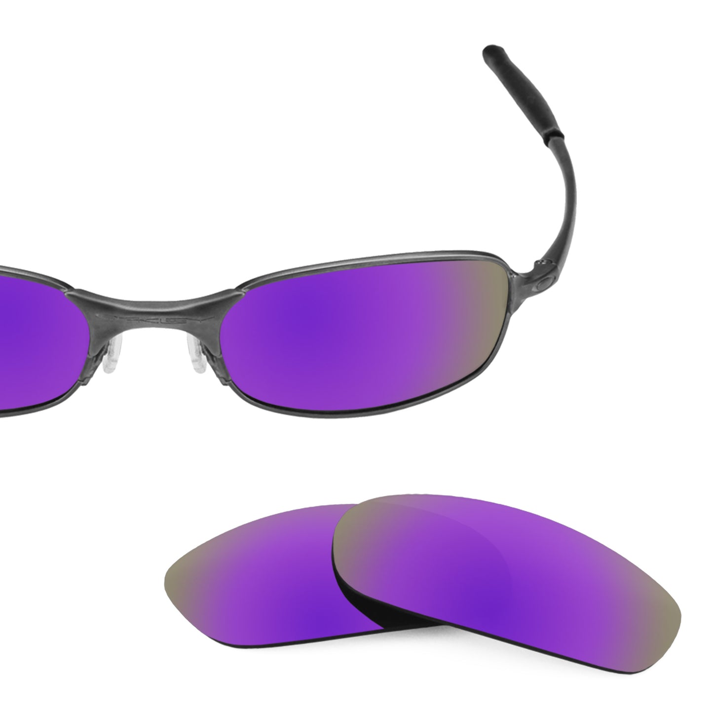 Revant replacement lenses for Oakley Square Wire 2.0 Polarized Plasma Purple