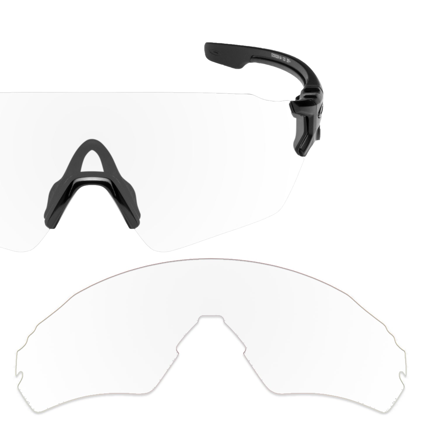 Revant replacement lenses for Oakley Tombstone Spoil Non-Polarized Crystal Clear