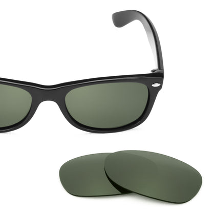 Revant replacement lenses for Ray-Ban New Wayfarer RB2132 52mm Polarized Gray Green