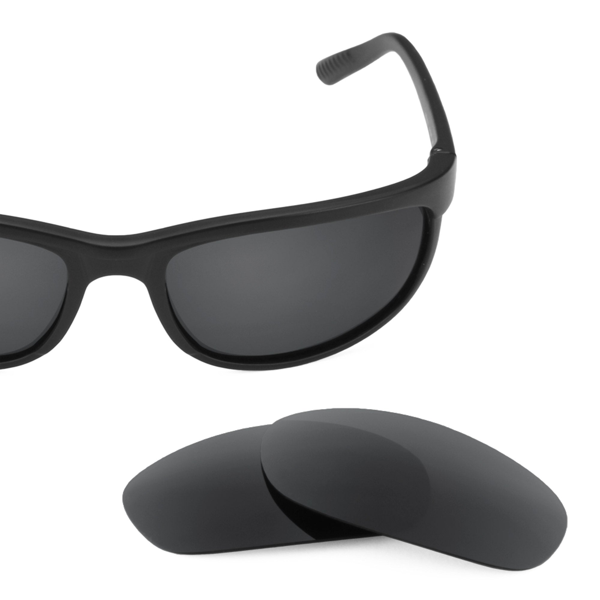 Revant replacement lenses for Ray-Ban Predator 2 RB2027 62mm Polarized Stealth Black