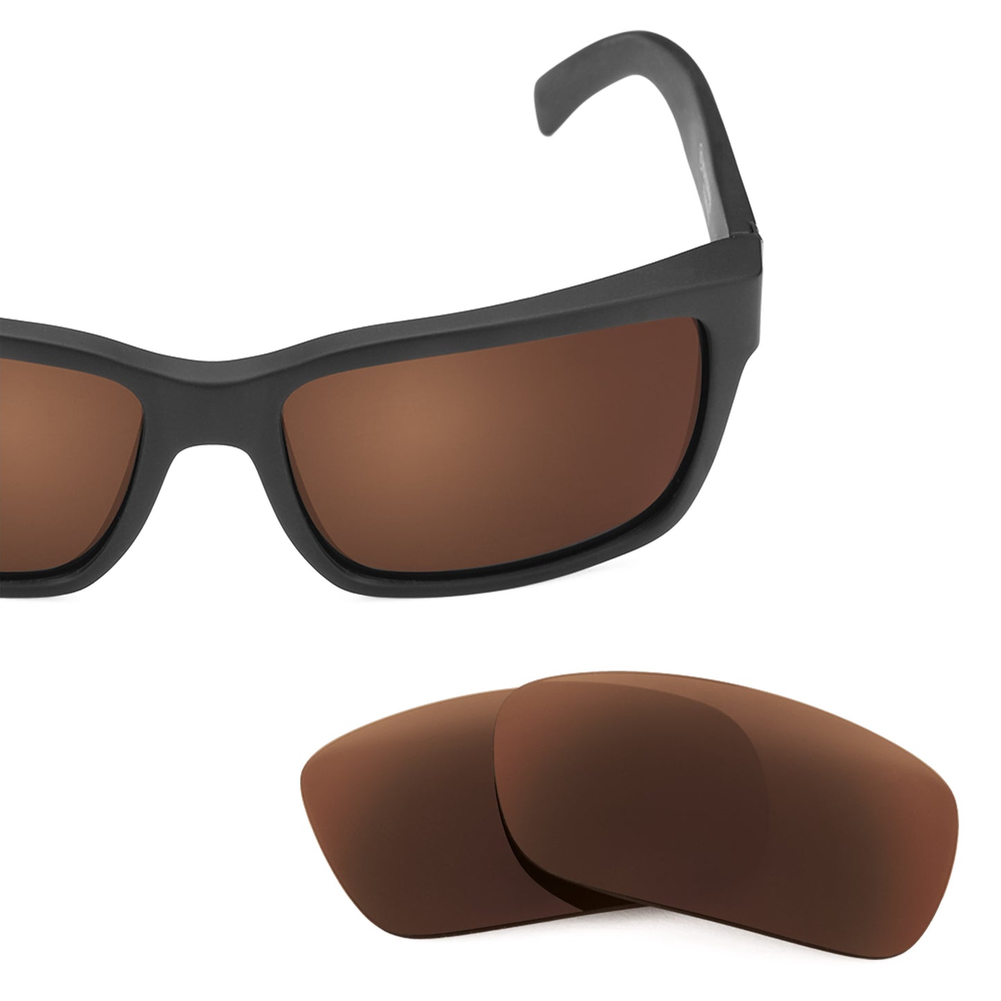 Revant replacement lenses for VonZipper Elmore Polarized Dark Brown
