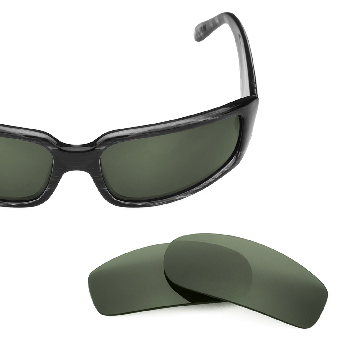 Revant replacement lenses for VonZipper Sham Polarized Gray Green