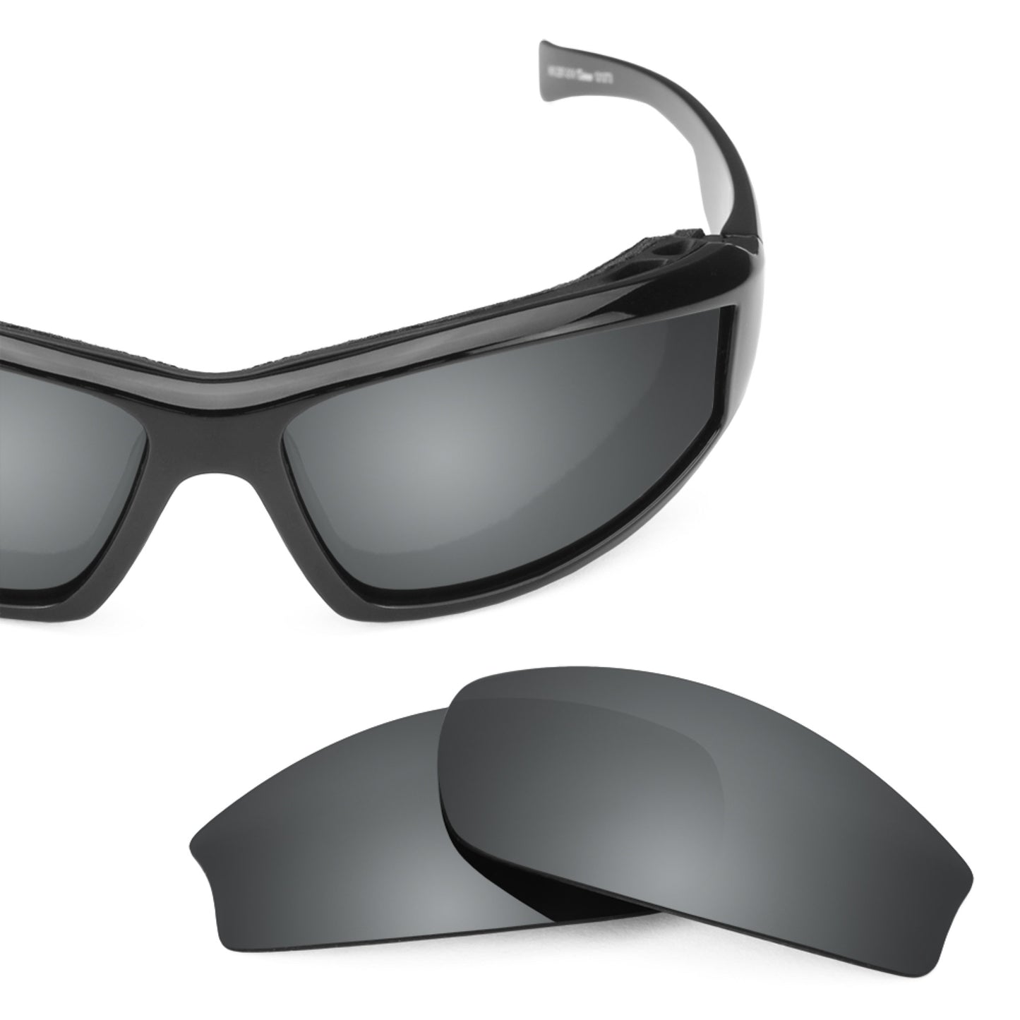 Revant replacement lenses for Wiley X Jake Polarized Black Chrome
