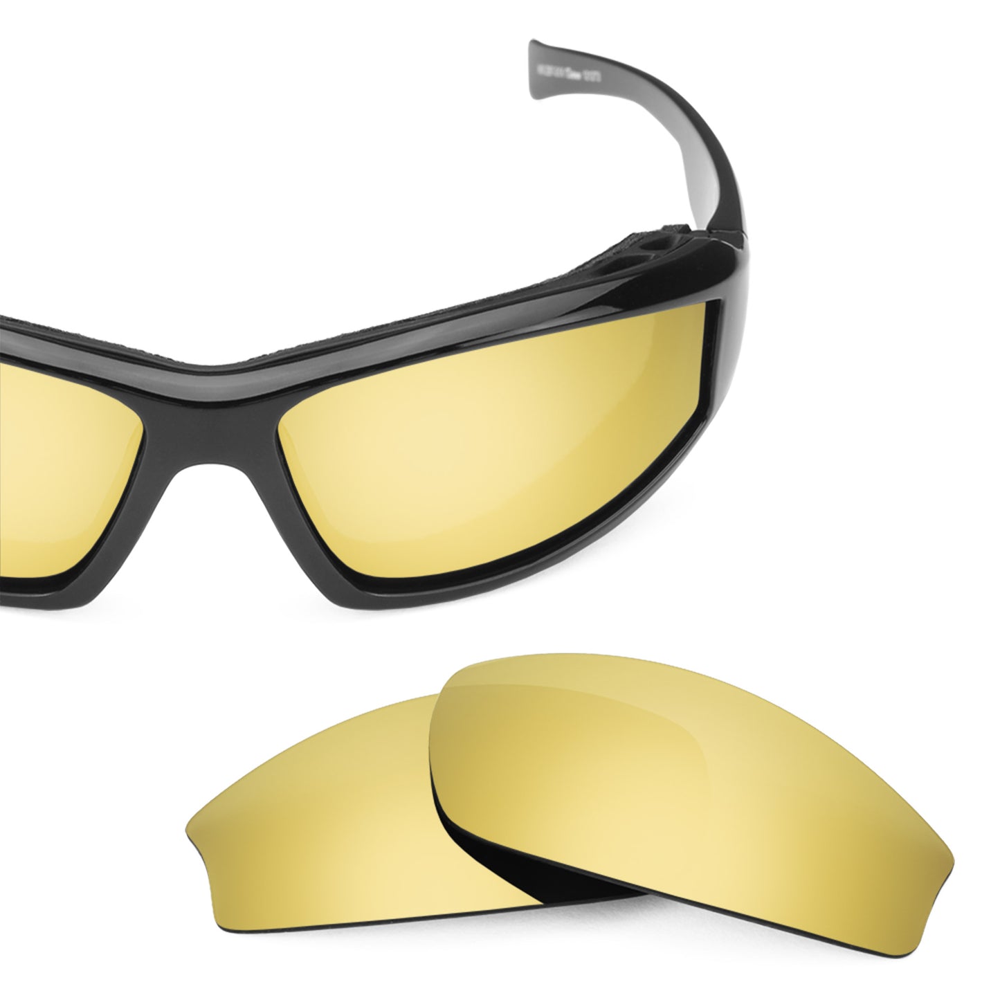 Revant replacement lenses for Wiley X Jake Non-Polarized Flare Gold